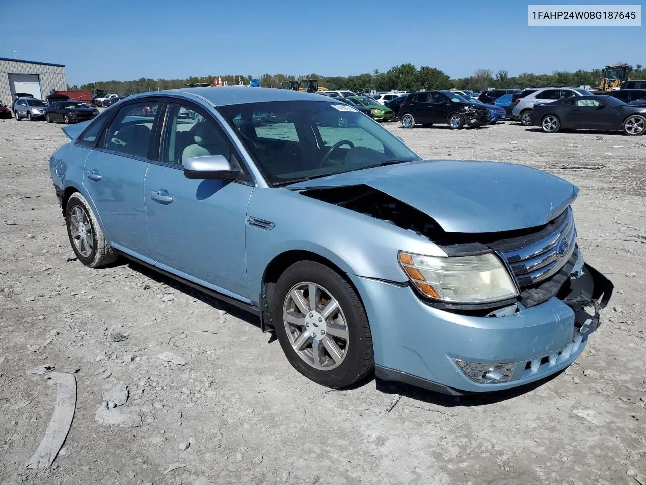 2008 Ford Taurus Sel VIN: 1FAHP24W08G187645 Lot: 73165724