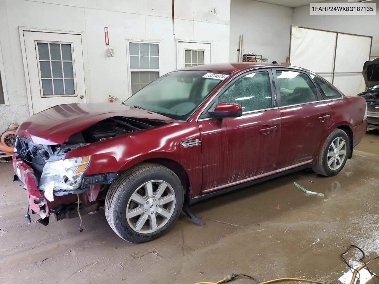 2008 Ford Taurus Sel VIN: 1FAHP24WX8G187135 Lot: 73214944