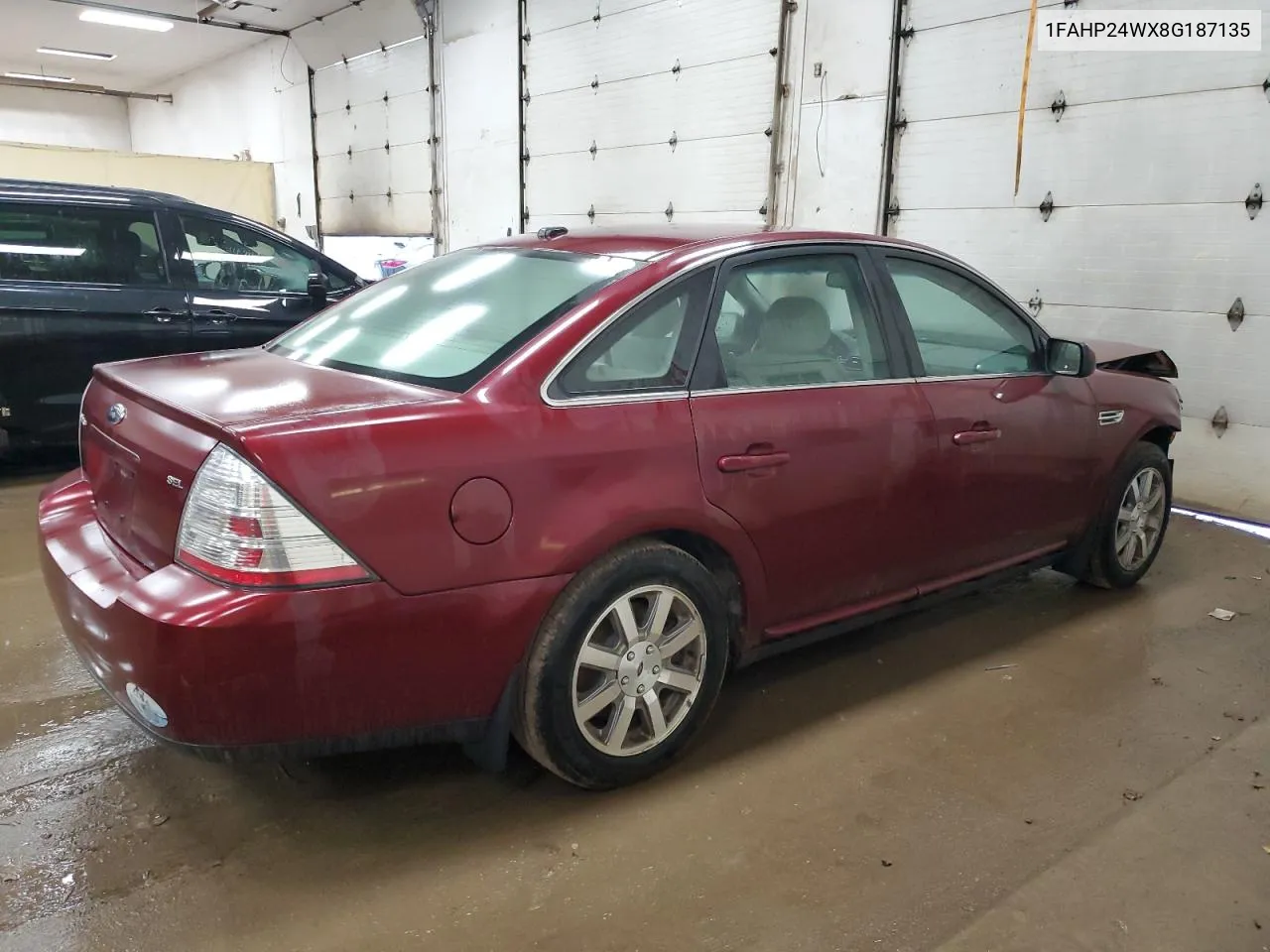 2008 Ford Taurus Sel VIN: 1FAHP24WX8G187135 Lot: 73214944