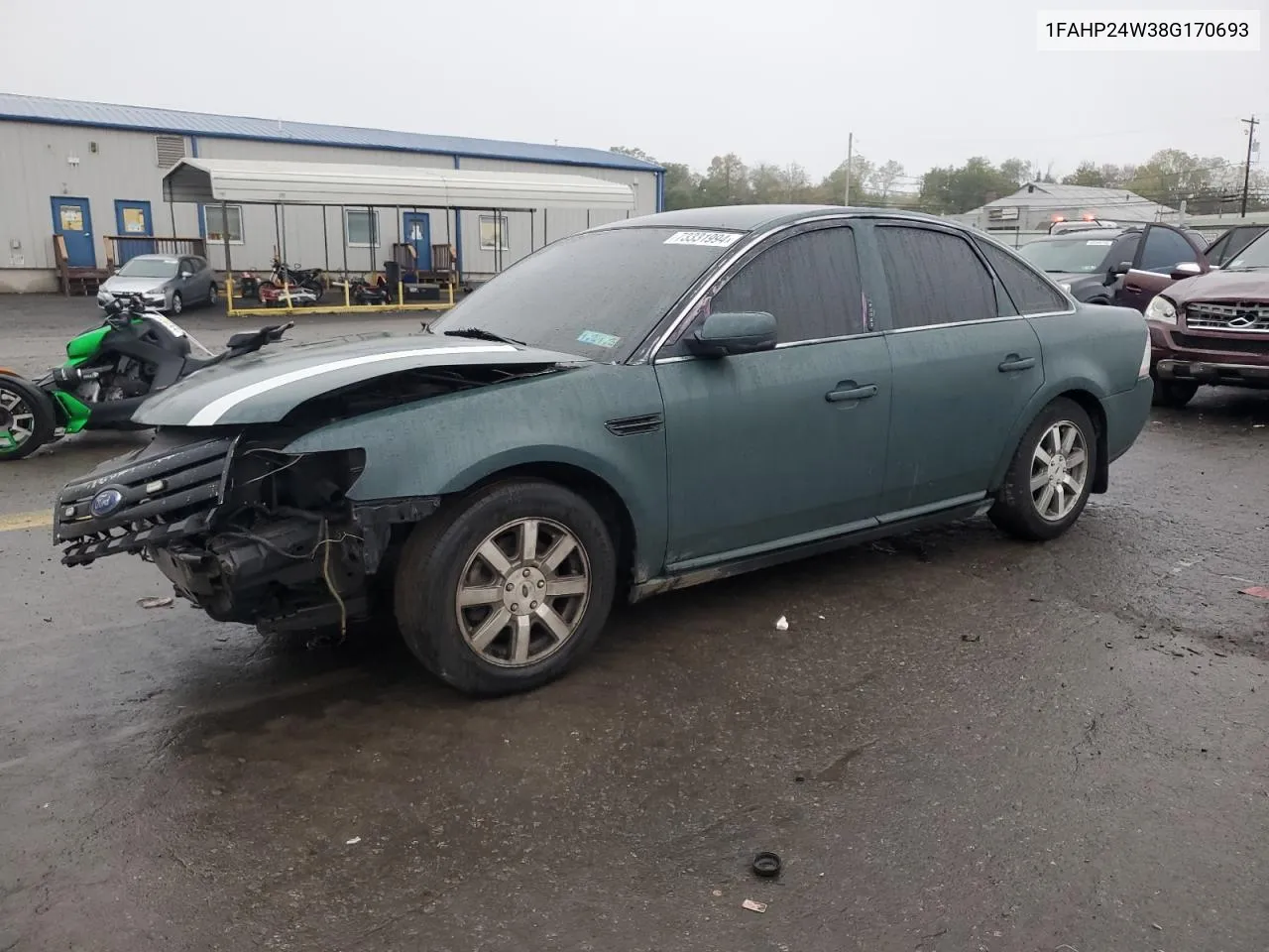 2008 Ford Taurus Sel VIN: 1FAHP24W38G170693 Lot: 73331994