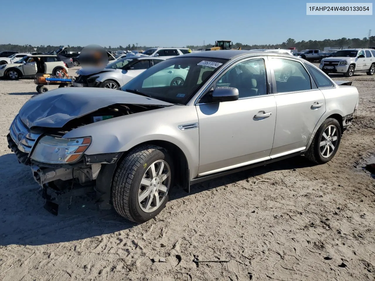 2008 Ford Taurus Sel VIN: 1FAHP24W48G133054 Lot: 73537024