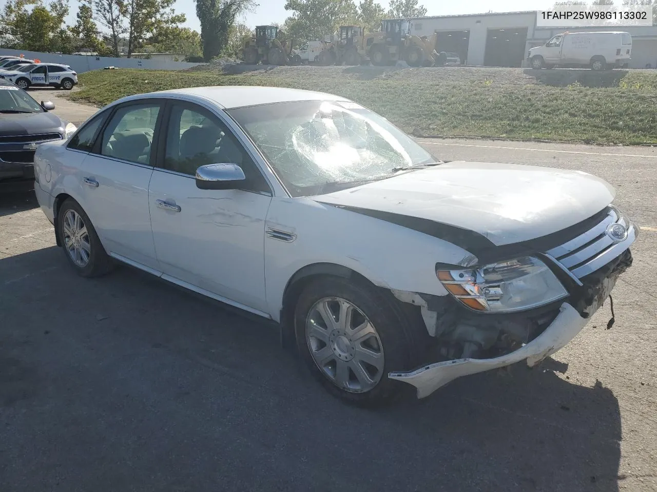 2008 Ford Taurus Limited VIN: 1FAHP25W98G113302 Lot: 73721114