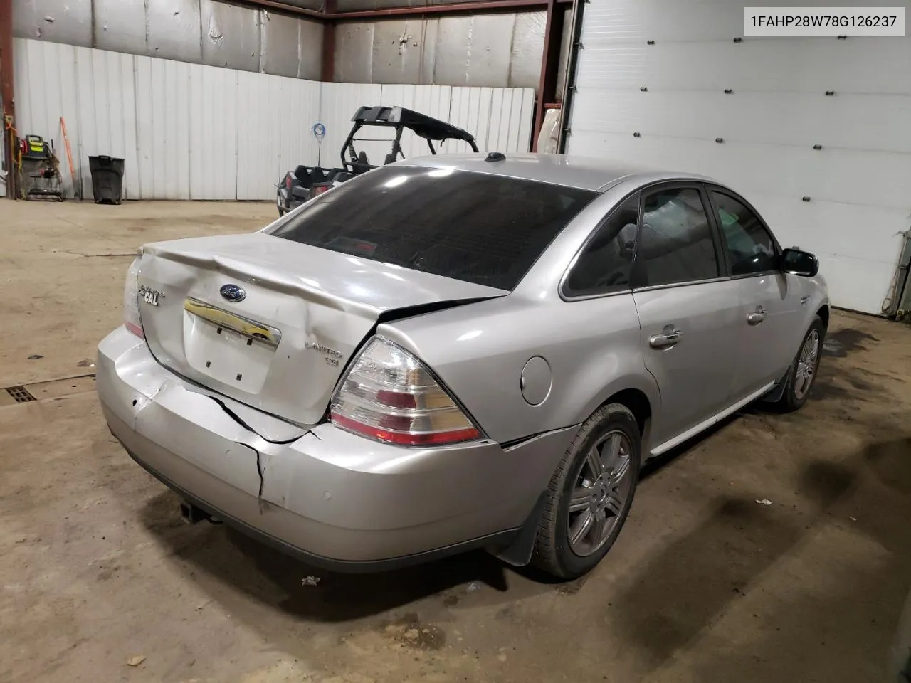 2008 Ford Taurus Limited VIN: 1FAHP28W78G126237 Lot: 73811354