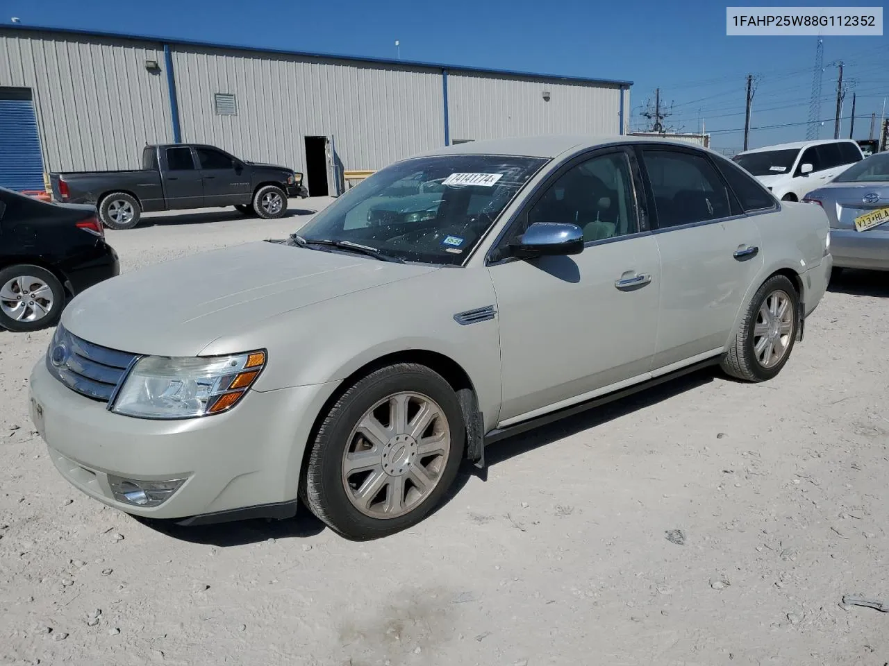 2008 Ford Taurus Limited VIN: 1FAHP25W88G112352 Lot: 74141774