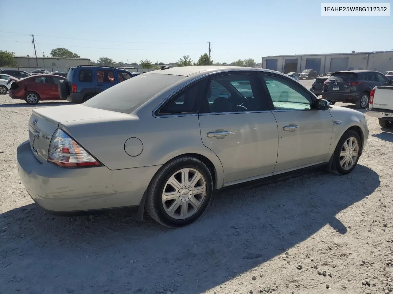 2008 Ford Taurus Limited VIN: 1FAHP25W88G112352 Lot: 74141774