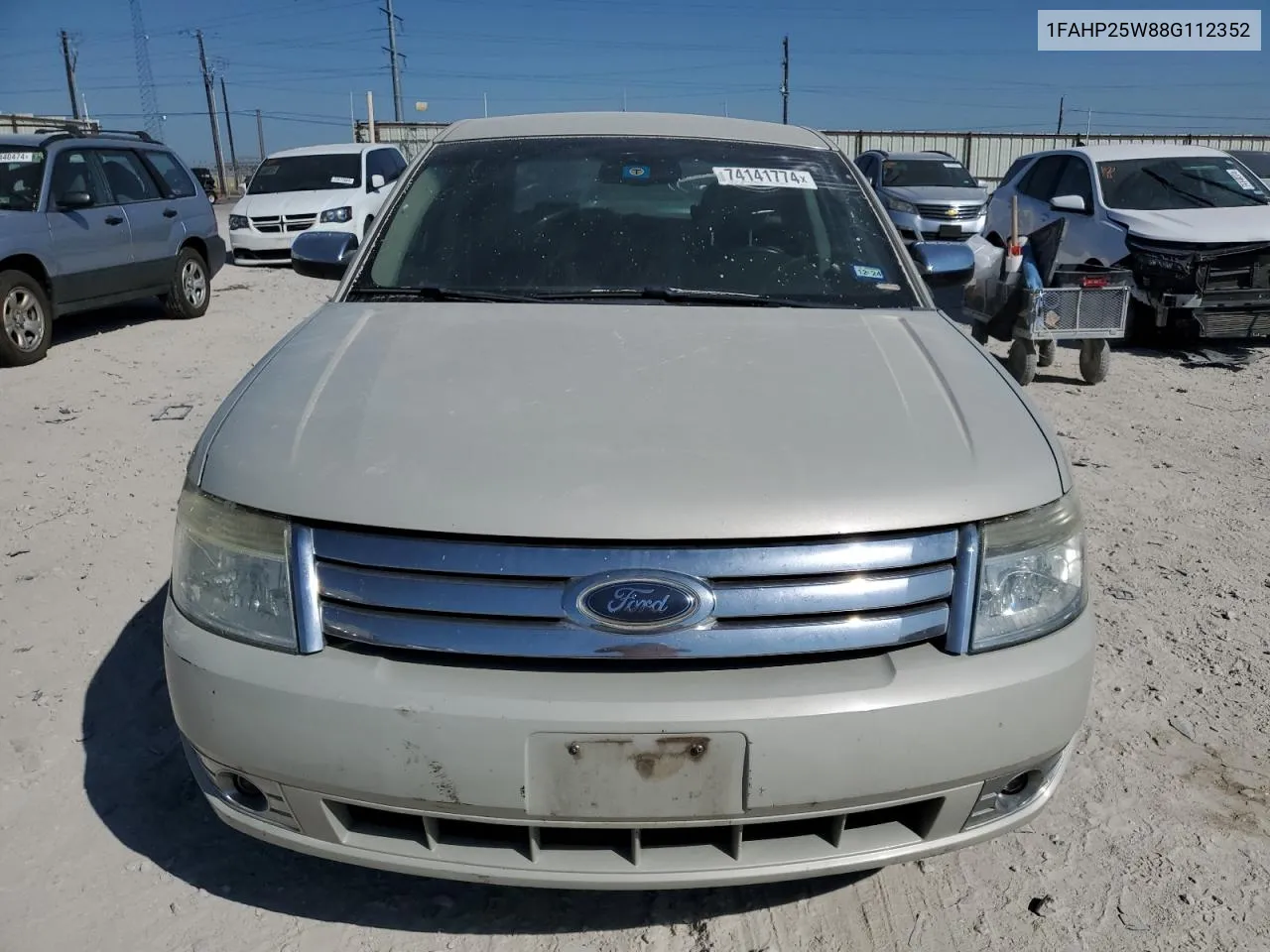 2008 Ford Taurus Limited VIN: 1FAHP25W88G112352 Lot: 74141774