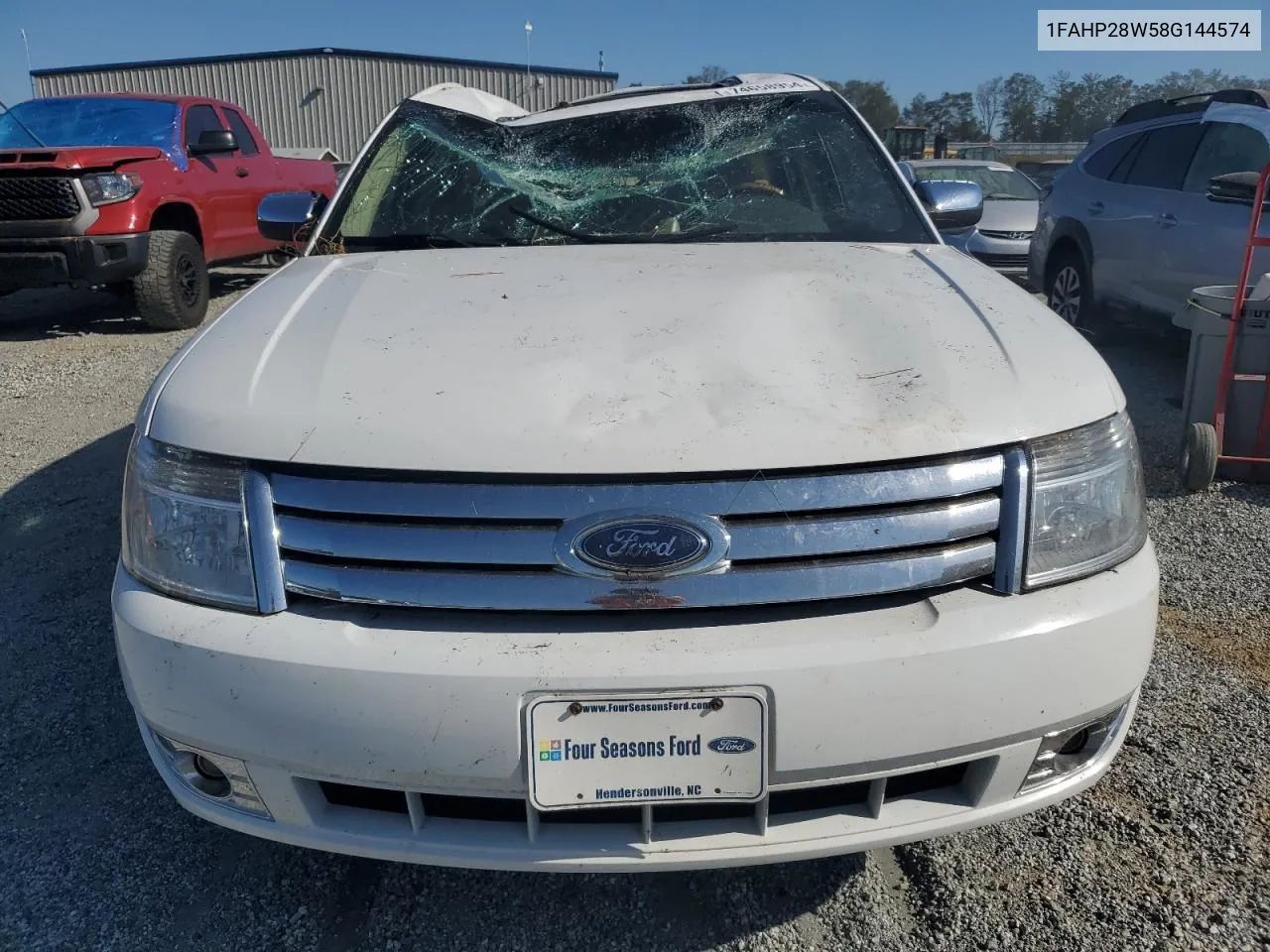 2008 Ford Taurus Limited VIN: 1FAHP28W58G144574 Lot: 74658954