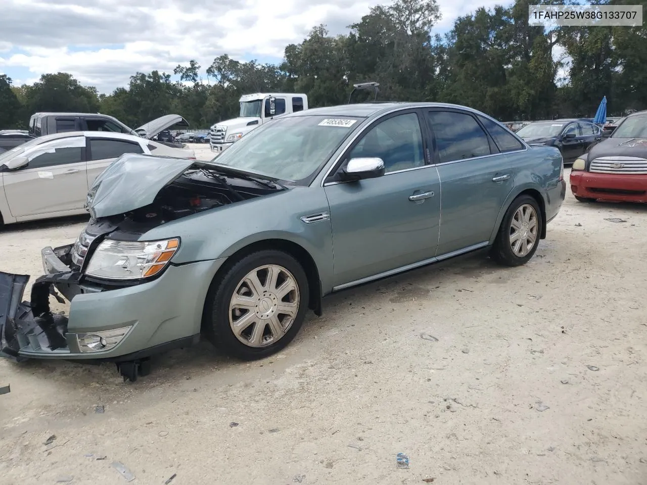 2008 Ford Taurus Limited VIN: 1FAHP25W38G133707 Lot: 74853624