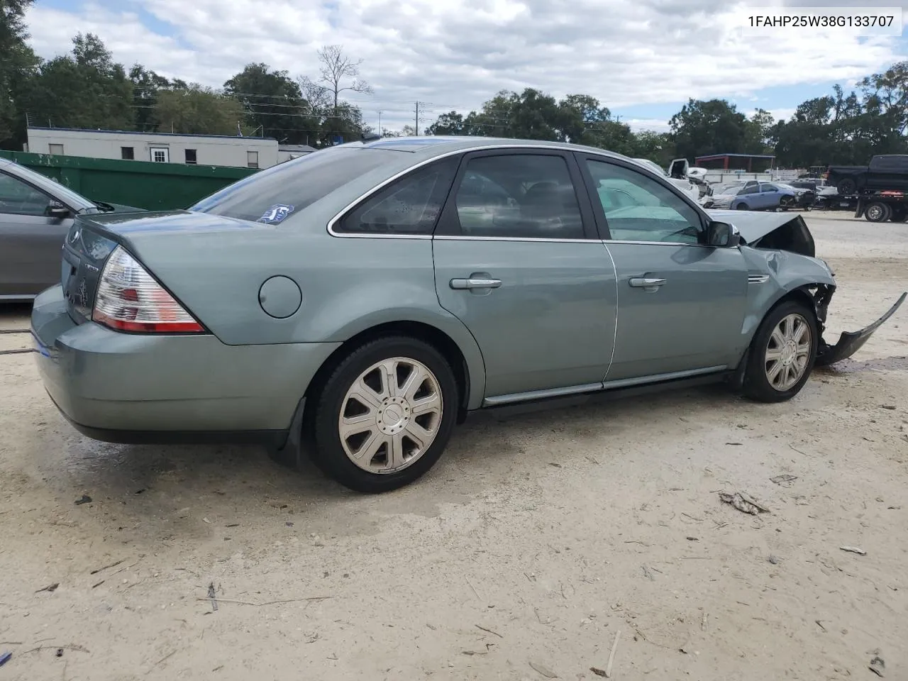 2008 Ford Taurus Limited VIN: 1FAHP25W38G133707 Lot: 74853624