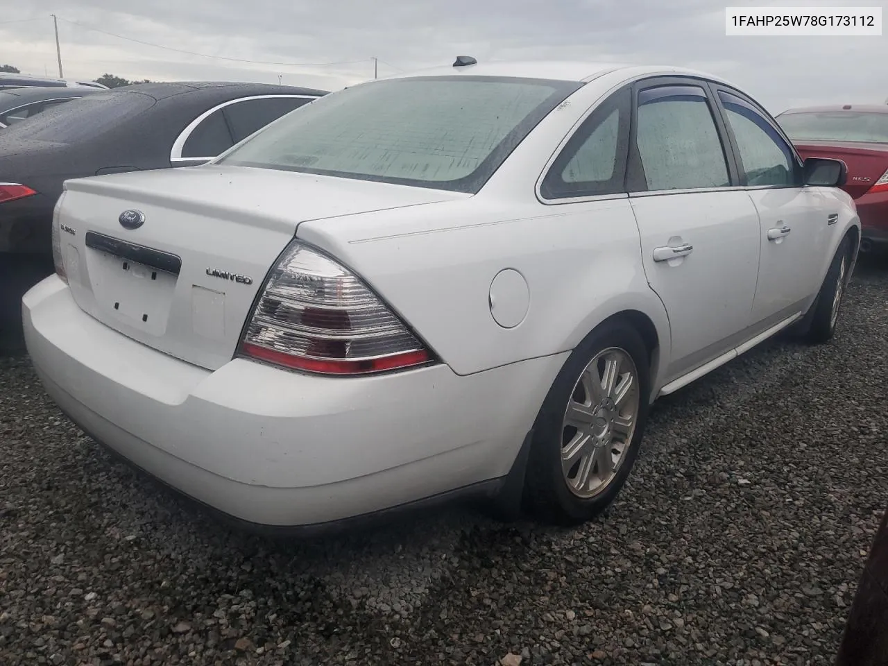 2008 Ford Taurus Limited VIN: 1FAHP25W78G173112 Lot: 74855154