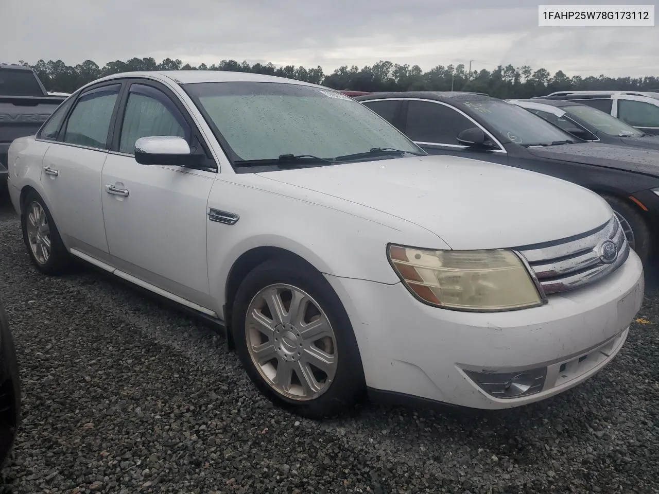 2008 Ford Taurus Limited VIN: 1FAHP25W78G173112 Lot: 74855154