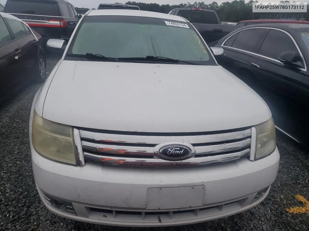 1FAHP25W78G173112 2008 Ford Taurus Limited