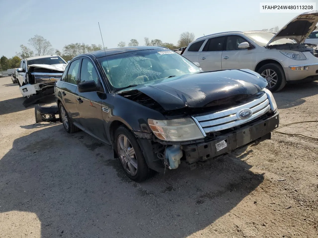 2008 Ford Taurus Sel VIN: 1FAHP24W48G113208 Lot: 75126874