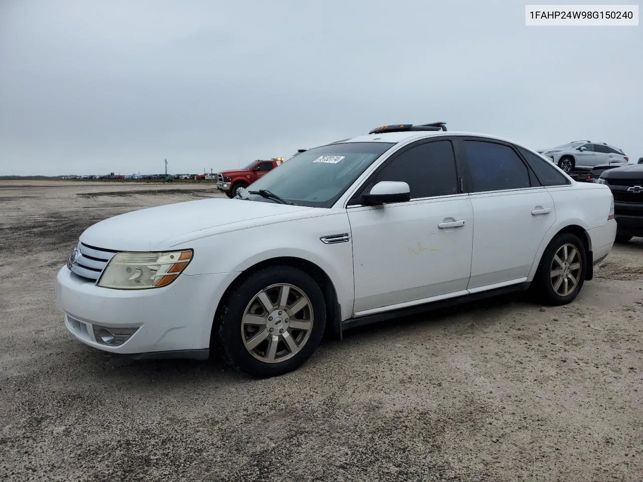 2008 Ford Taurus Sel VIN: 1FAHP24W98G150240 Lot: 75133174