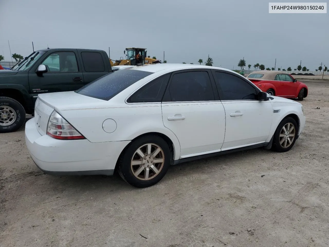 2008 Ford Taurus Sel VIN: 1FAHP24W98G150240 Lot: 75133174