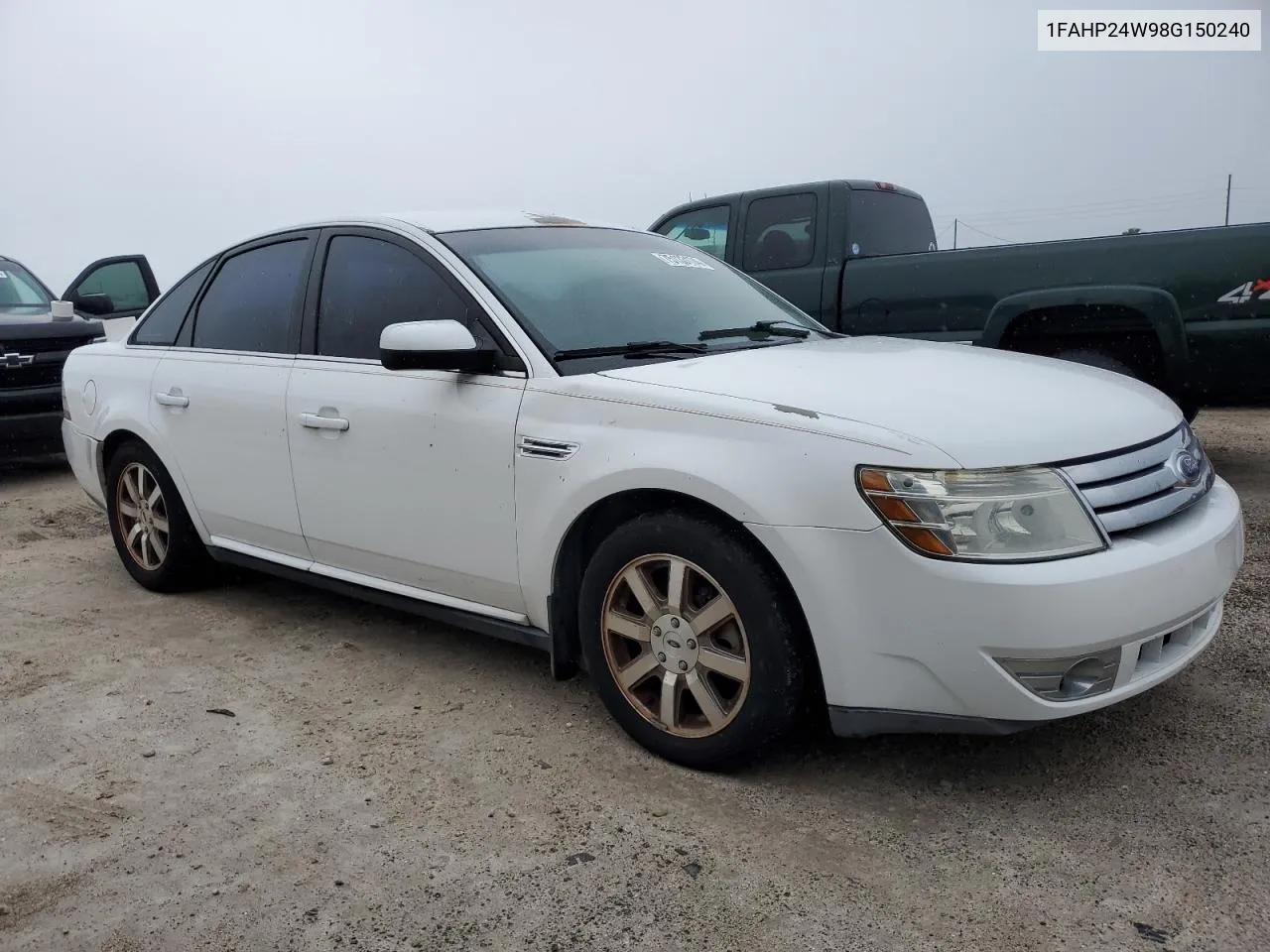 2008 Ford Taurus Sel VIN: 1FAHP24W98G150240 Lot: 75133174