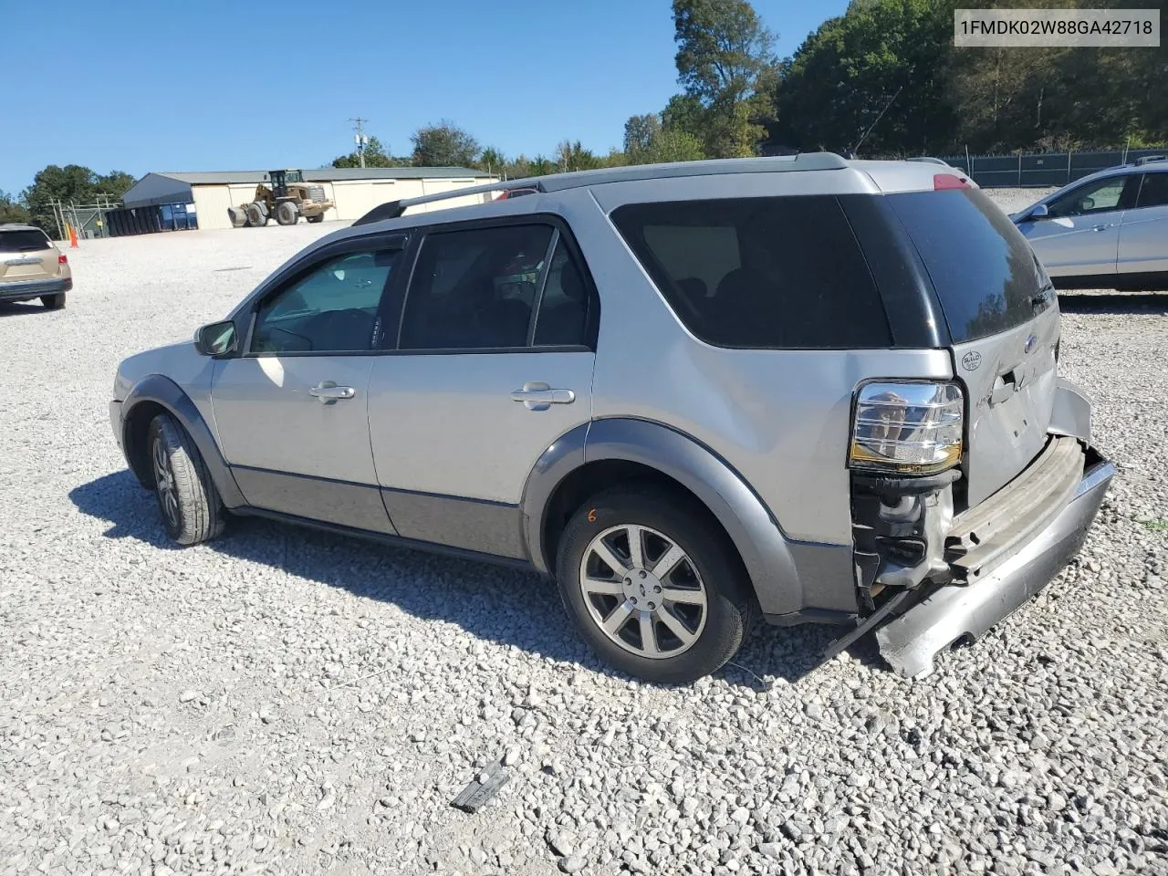 2008 Ford Taurus X Sel VIN: 1FMDK02W88GA42718 Lot: 75595564