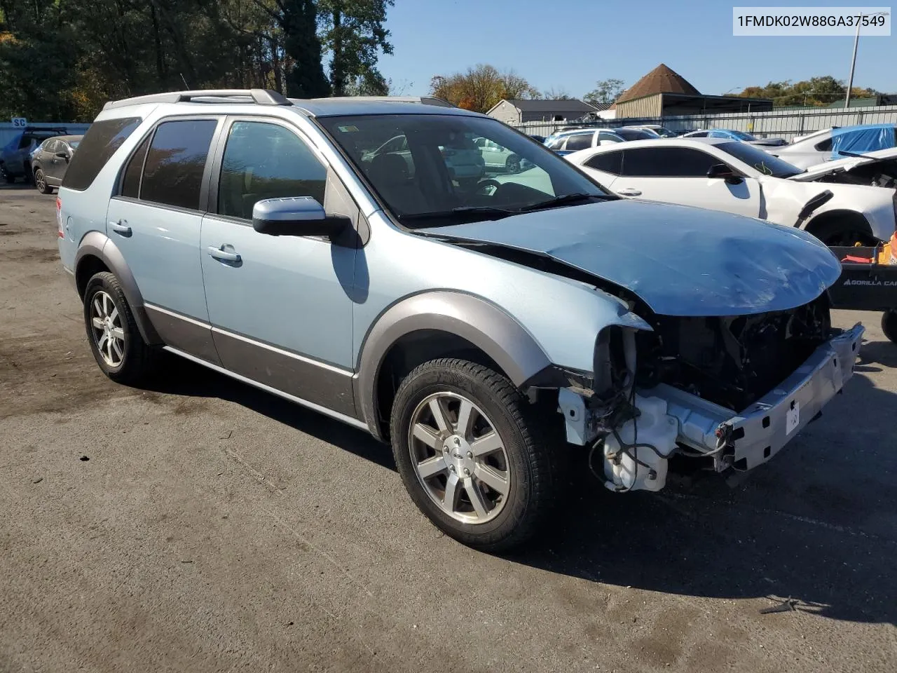 2008 Ford Taurus X Sel VIN: 1FMDK02W88GA37549 Lot: 76456924