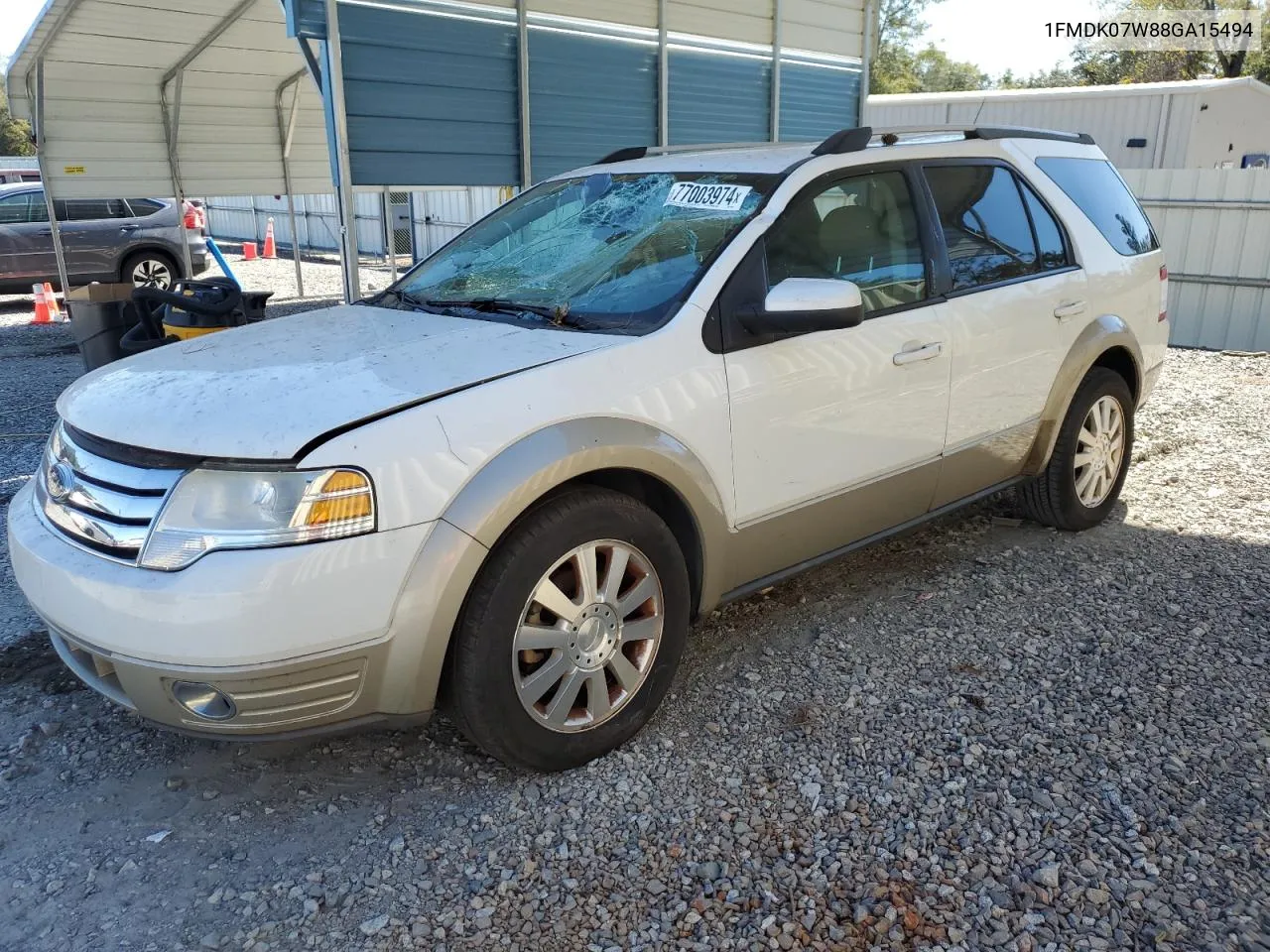 2008 Ford Taurus X Eddie Bauer VIN: 1FMDK07W88GA15494 Lot: 77003974