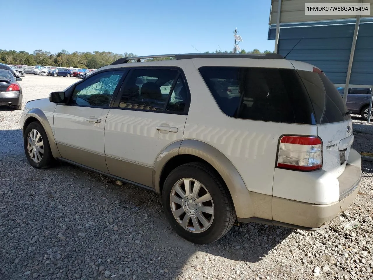 2008 Ford Taurus X Eddie Bauer VIN: 1FMDK07W88GA15494 Lot: 77003974