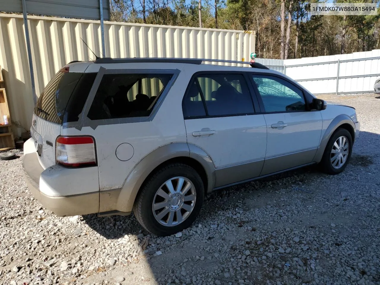 2008 Ford Taurus X Eddie Bauer VIN: 1FMDK07W88GA15494 Lot: 77003974