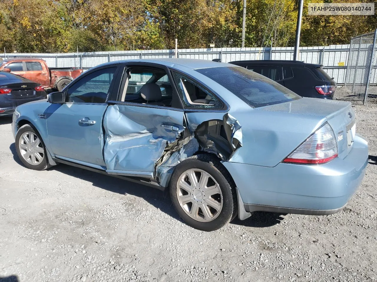 2008 Ford Taurus Limited VIN: 1FAHP25W08G140744 Lot: 77228964