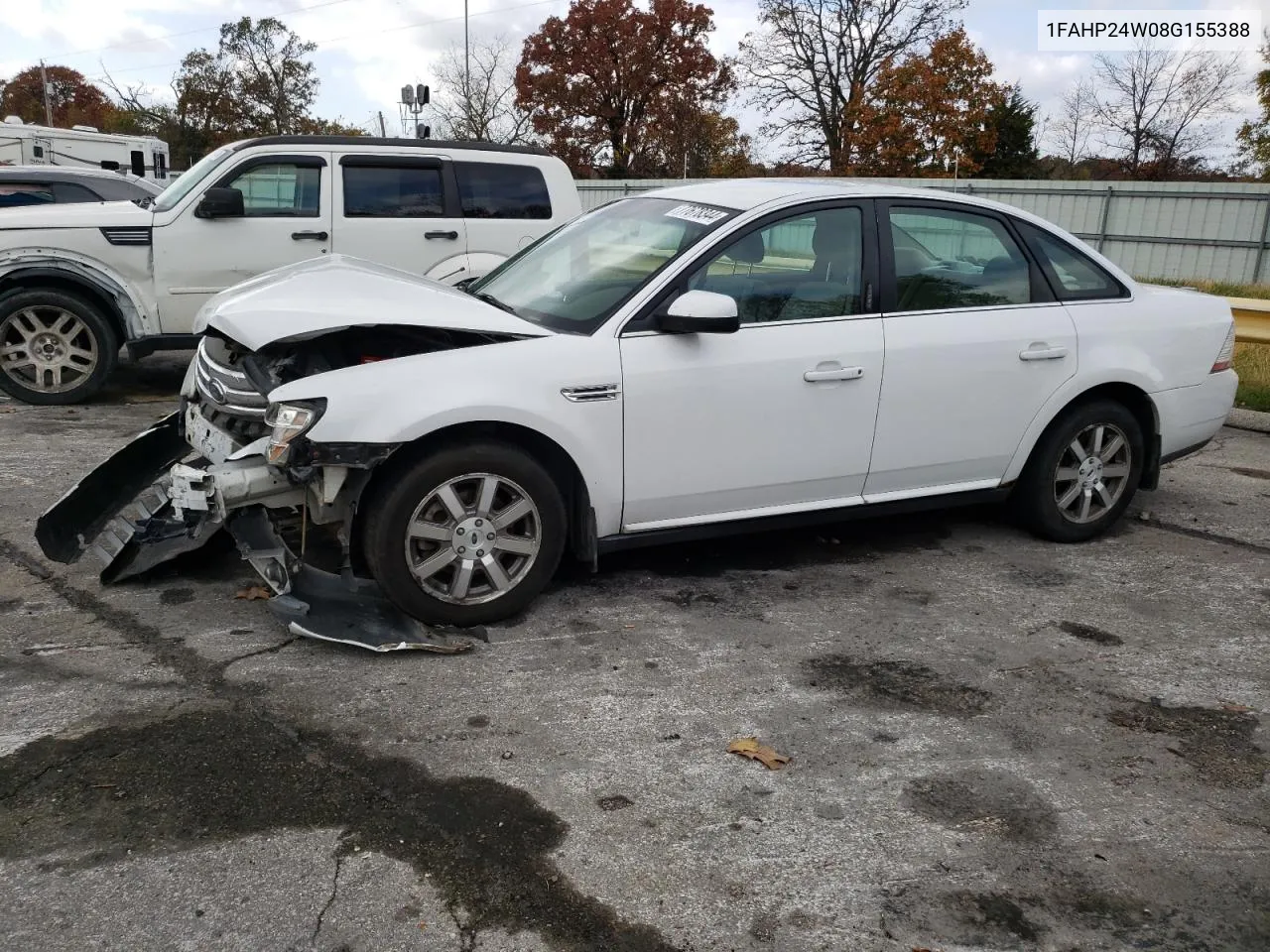 2008 Ford Taurus Sel VIN: 1FAHP24W08G155388 Lot: 77678344