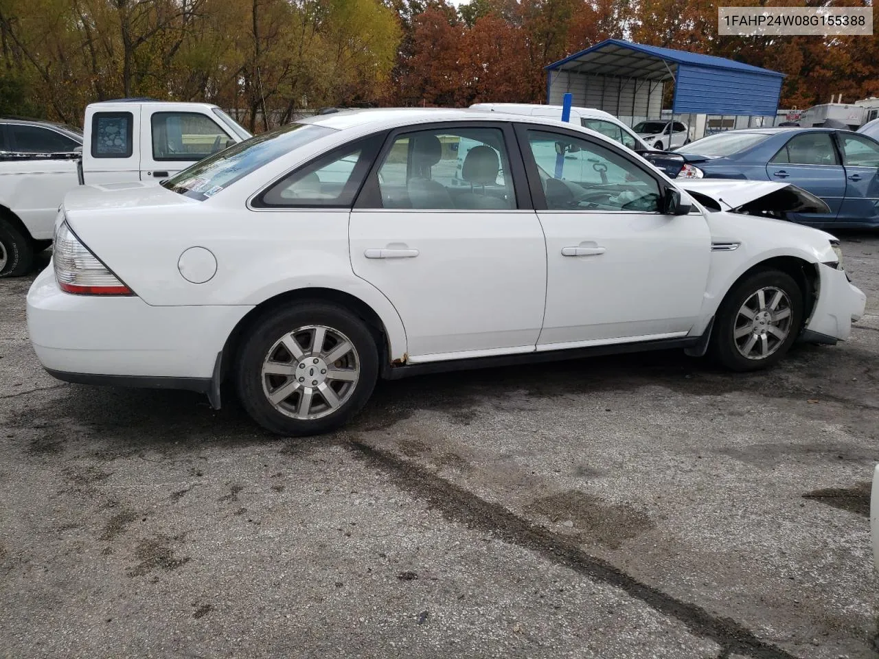 2008 Ford Taurus Sel VIN: 1FAHP24W08G155388 Lot: 77678344