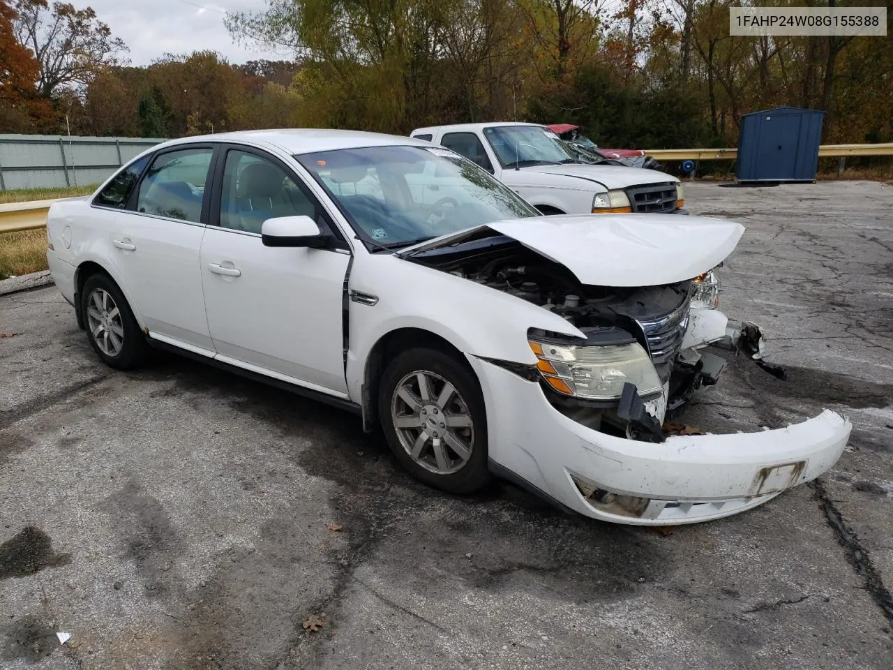 2008 Ford Taurus Sel VIN: 1FAHP24W08G155388 Lot: 77678344