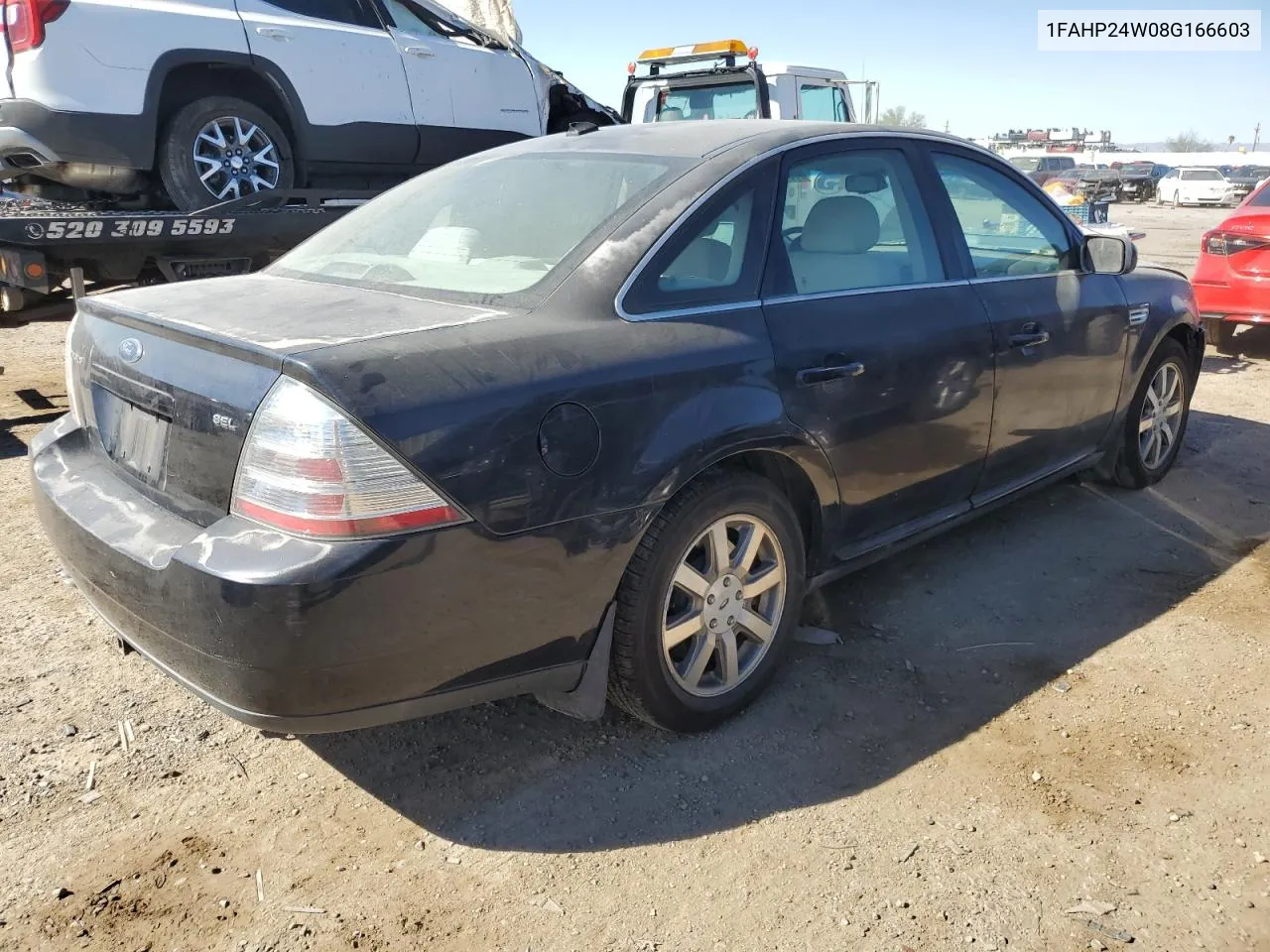 2008 Ford Taurus Sel VIN: 1FAHP24W08G166603 Lot: 78131864