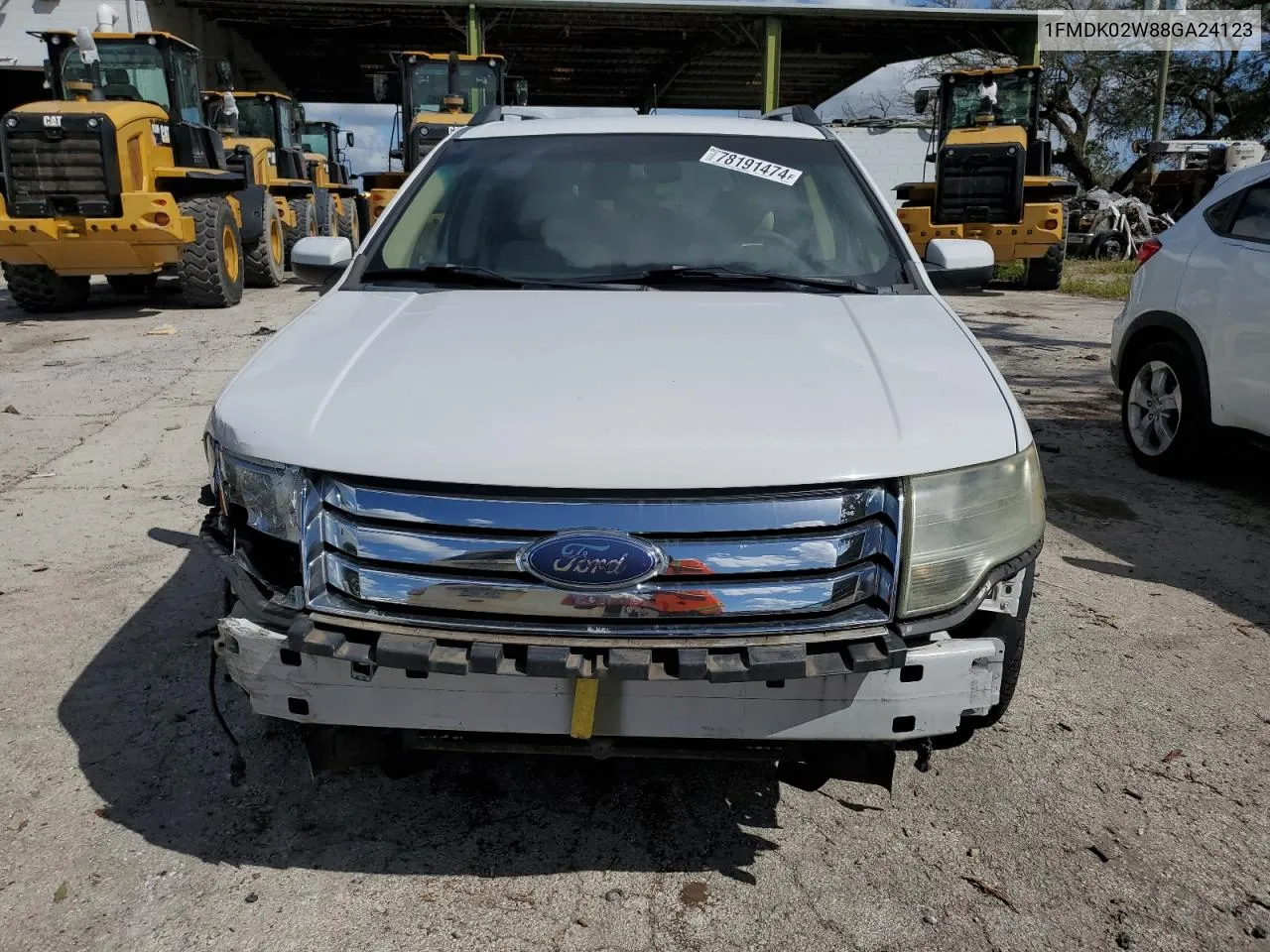 2008 Ford Taurus X Sel VIN: 1FMDK02W88GA24123 Lot: 78191474