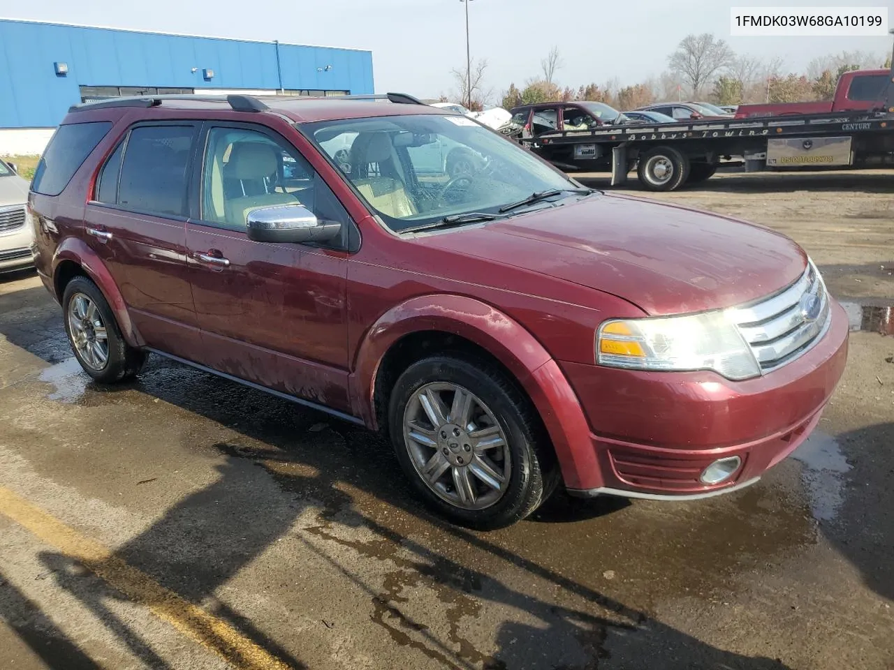 2008 Ford Taurus X Limited VIN: 1FMDK03W68GA10199 Lot: 78247794