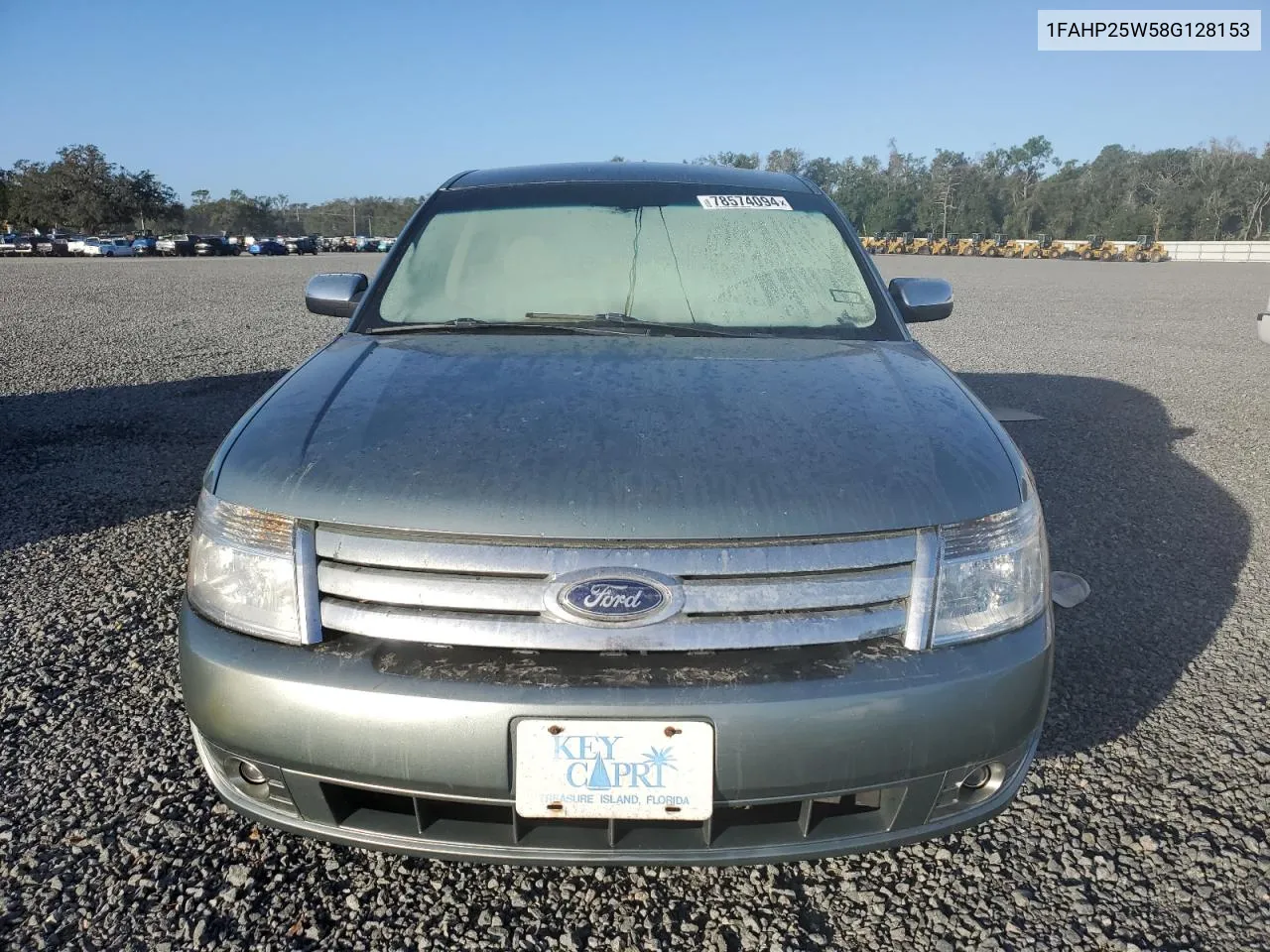 2008 Ford Taurus Limited VIN: 1FAHP25W58G128153 Lot: 78574094