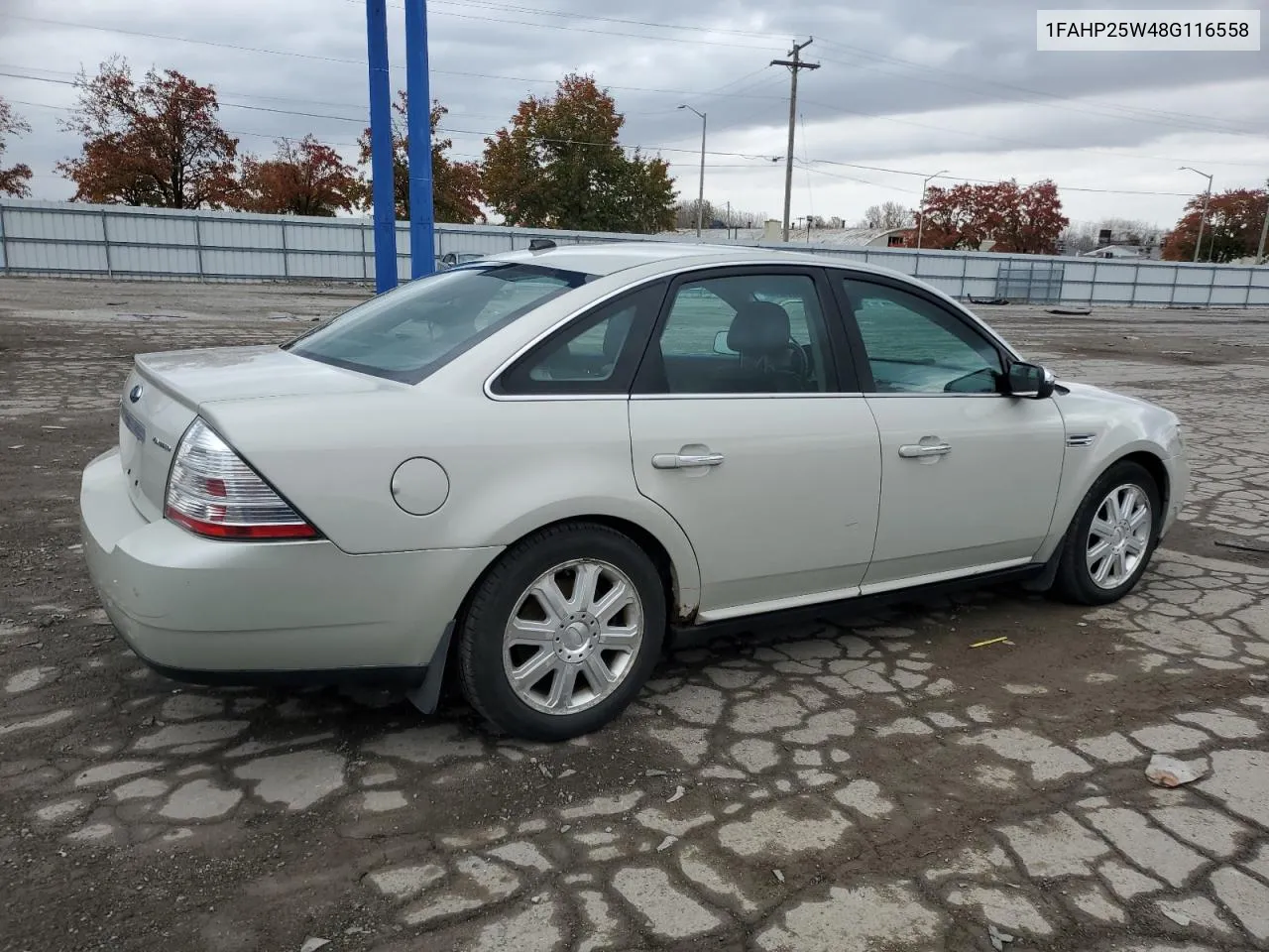 2008 Ford Taurus Limited VIN: 1FAHP25W48G116558 Lot: 79261204