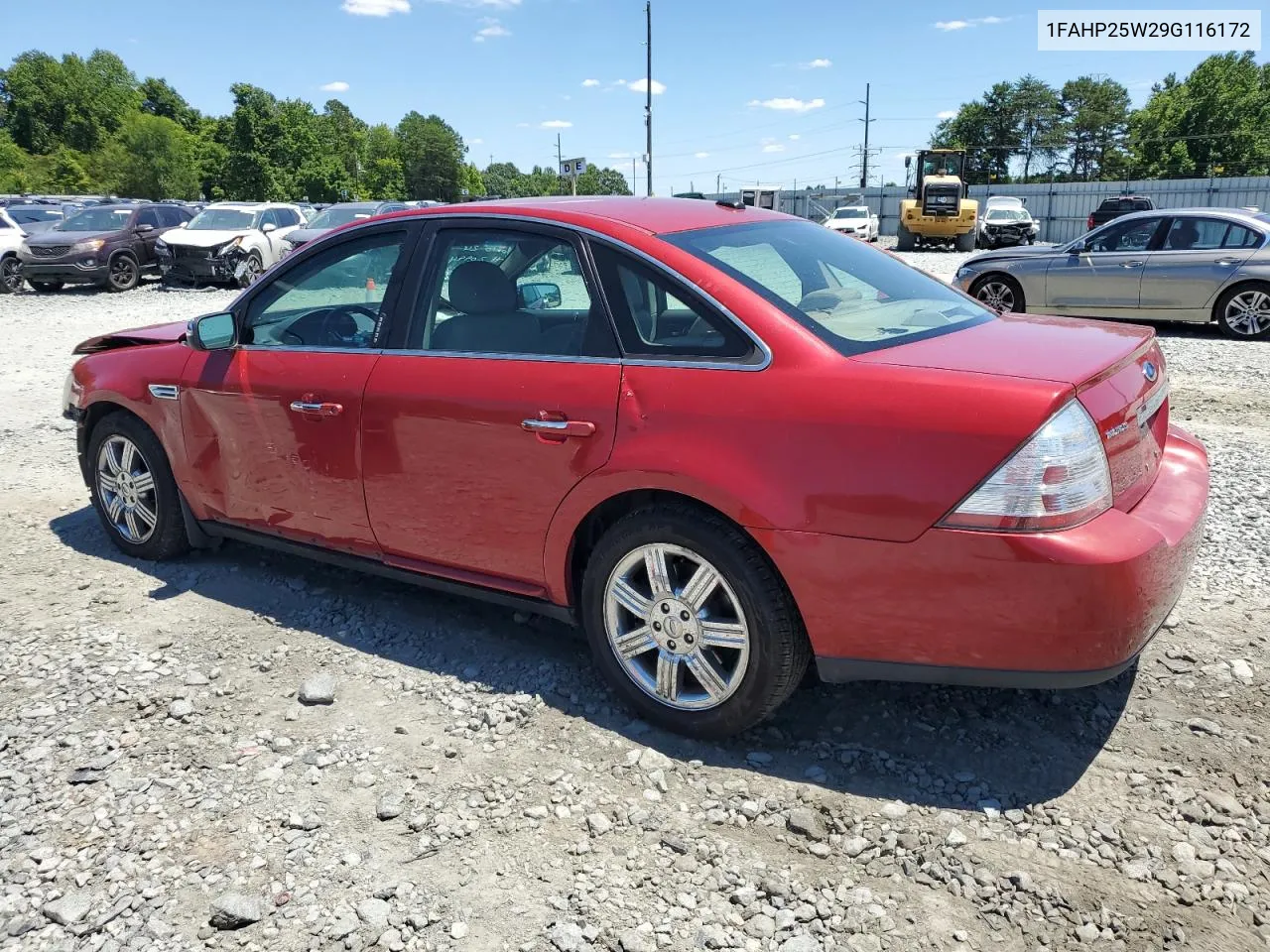 2009 Ford Taurus Limited VIN: 1FAHP25W29G116172 Lot: 61745414