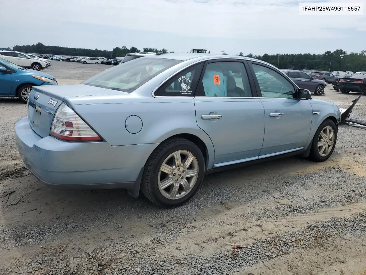 2009 Ford Taurus Limited VIN: 1FAHP25W49G116657 Lot: 66898084