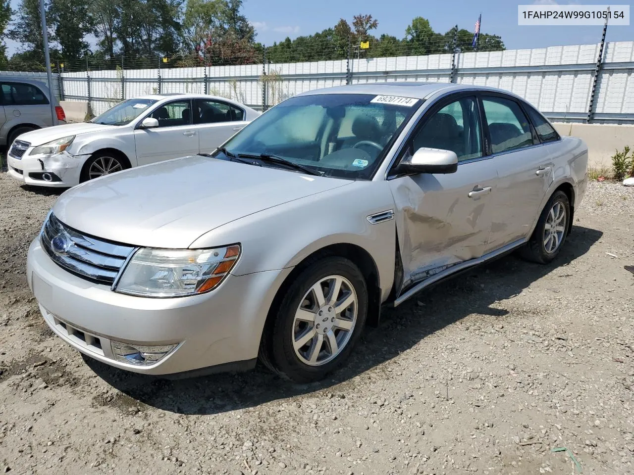 2009 Ford Taurus Sel VIN: 1FAHP24W99G105154 Lot: 69207174