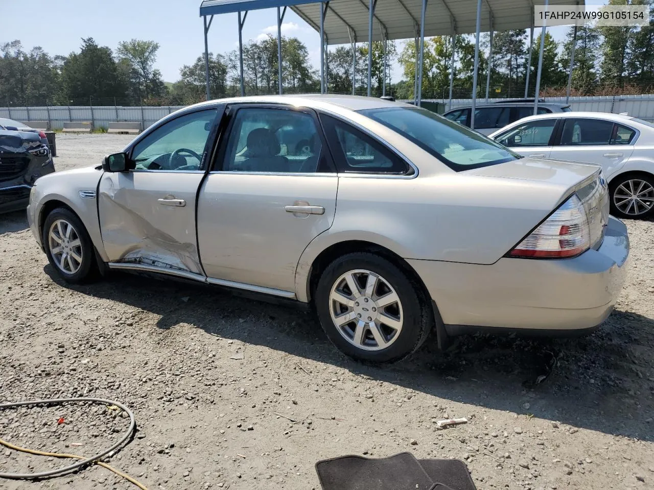 2009 Ford Taurus Sel VIN: 1FAHP24W99G105154 Lot: 69207174