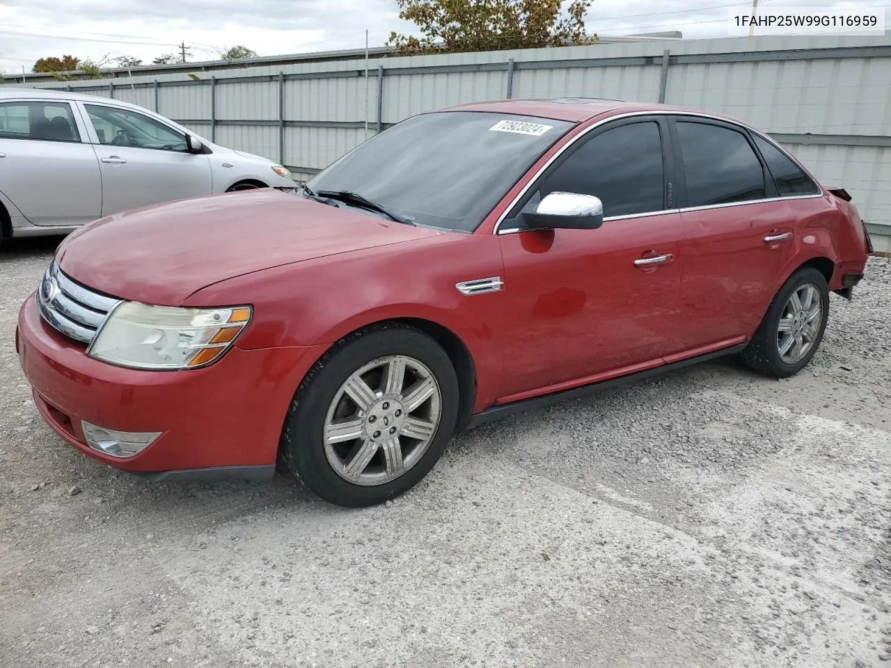 2009 Ford Taurus Limited VIN: 1FAHP25W99G116959 Lot: 72923024