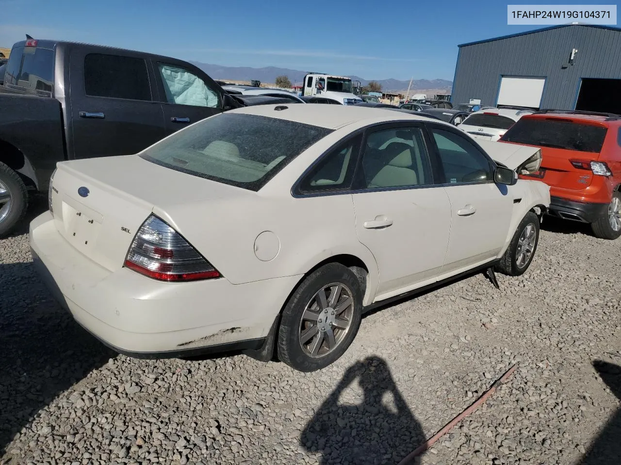 2009 Ford Taurus Sel VIN: 1FAHP24W19G104371 Lot: 73405704