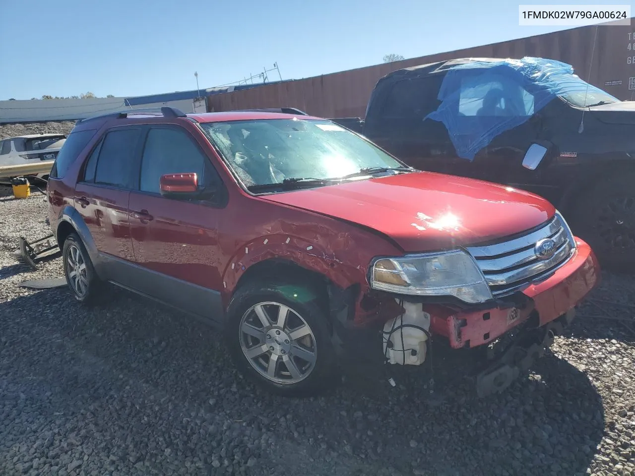 2009 Ford Taurus X Sel VIN: 1FMDK02W79GA00624 Lot: 76325834