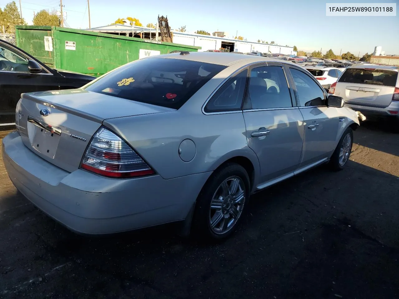 2009 Ford Taurus Limited VIN: 1FAHP25W89G101188 Lot: 77220984