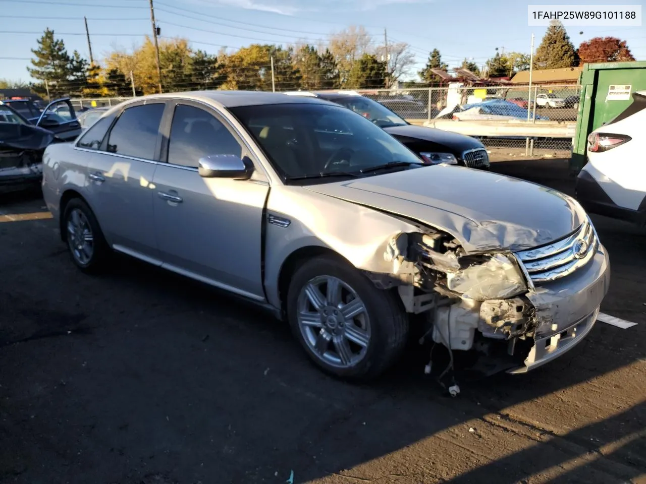 2009 Ford Taurus Limited VIN: 1FAHP25W89G101188 Lot: 77220984