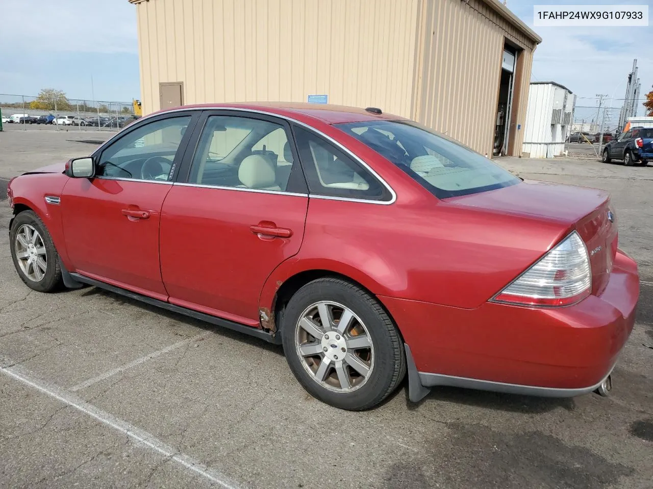 2009 Ford Taurus Sel VIN: 1FAHP24WX9G107933 Lot: 78019144