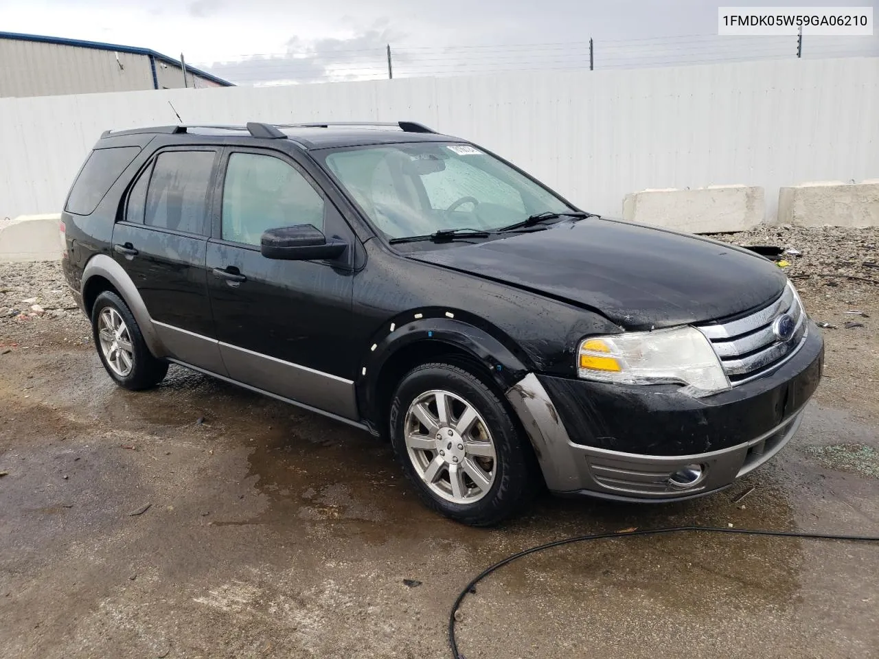 2009 Ford Taurus X Sel VIN: 1FMDK05W59GA06210 Lot: 78166124