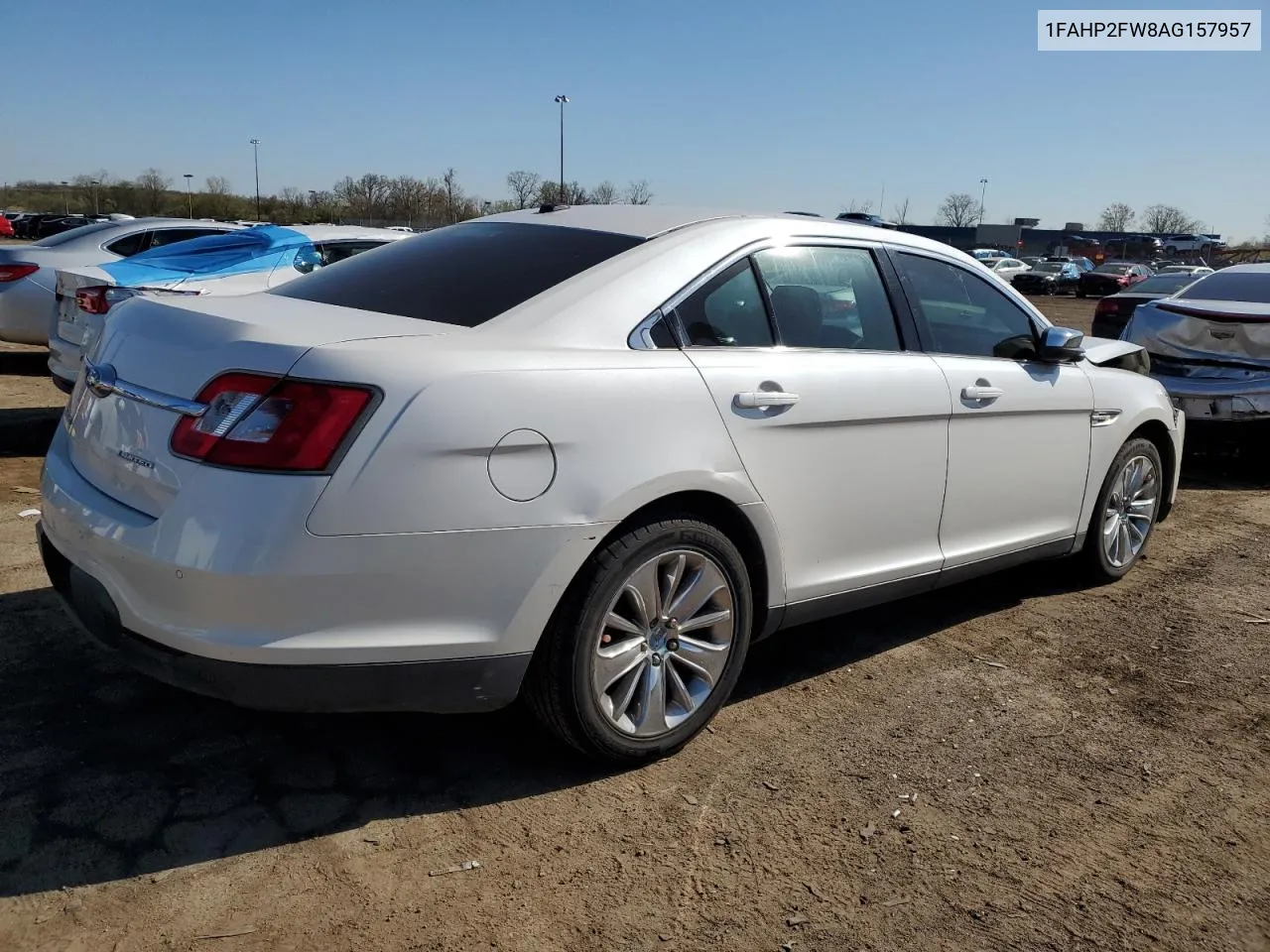 2010 Ford Taurus Limited VIN: 1FAHP2FW8AG157957 Lot: 51581104