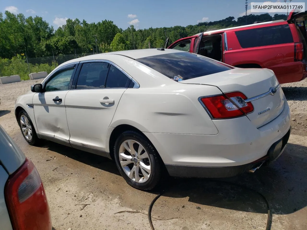 2010 Ford Taurus Limited VIN: 1FAHP2FWXAG117749 Lot: 53225124