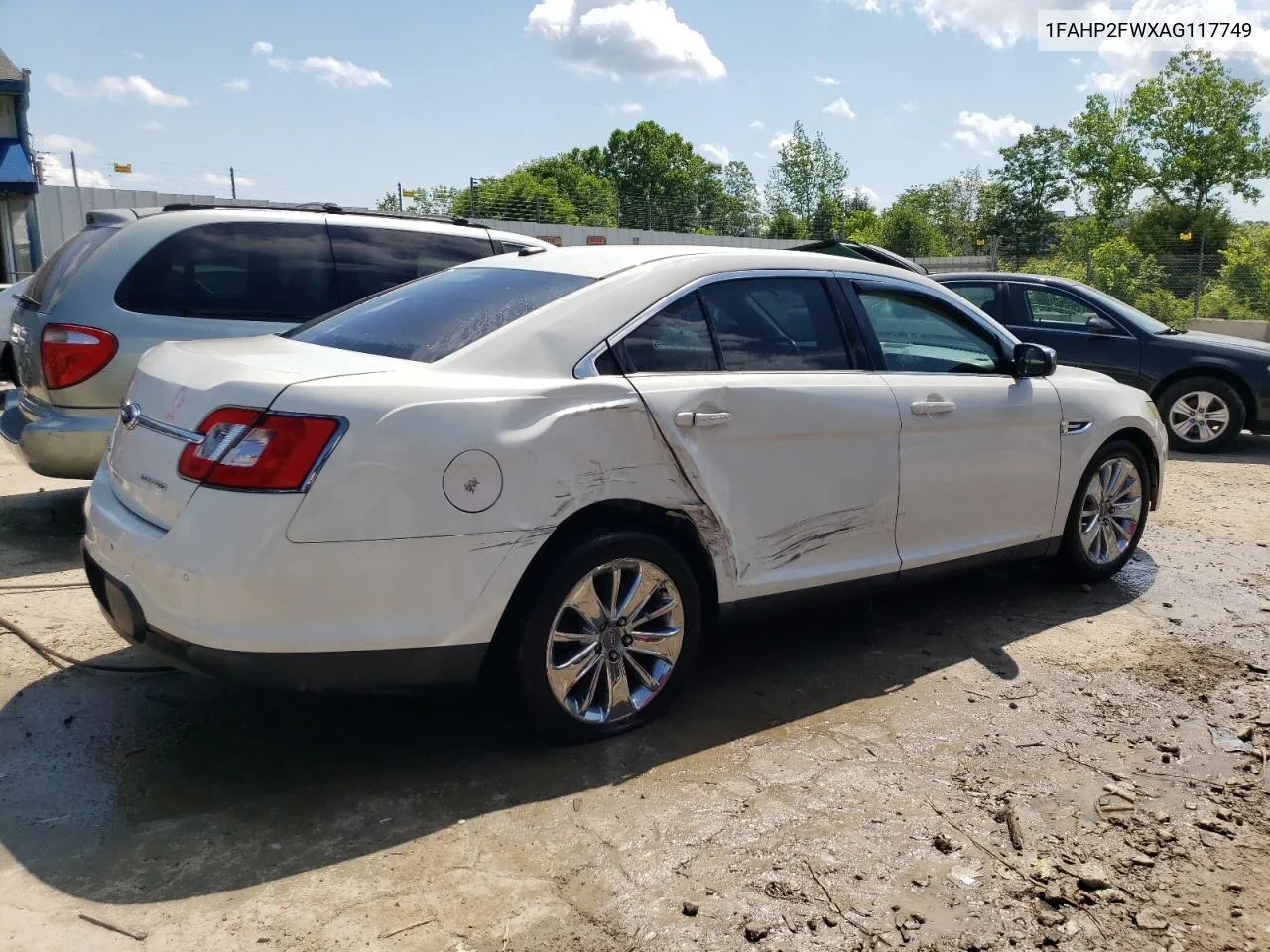 2010 Ford Taurus Limited VIN: 1FAHP2FWXAG117749 Lot: 53225124