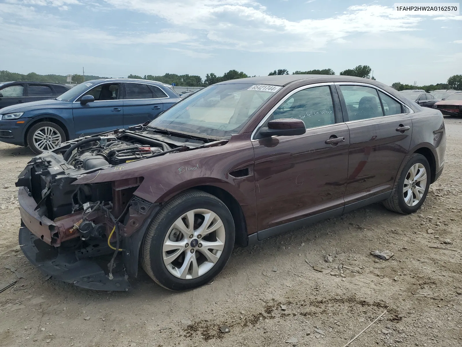 2010 Ford Taurus Sel VIN: 1FAHP2HW2AG162570 Lot: 65421744