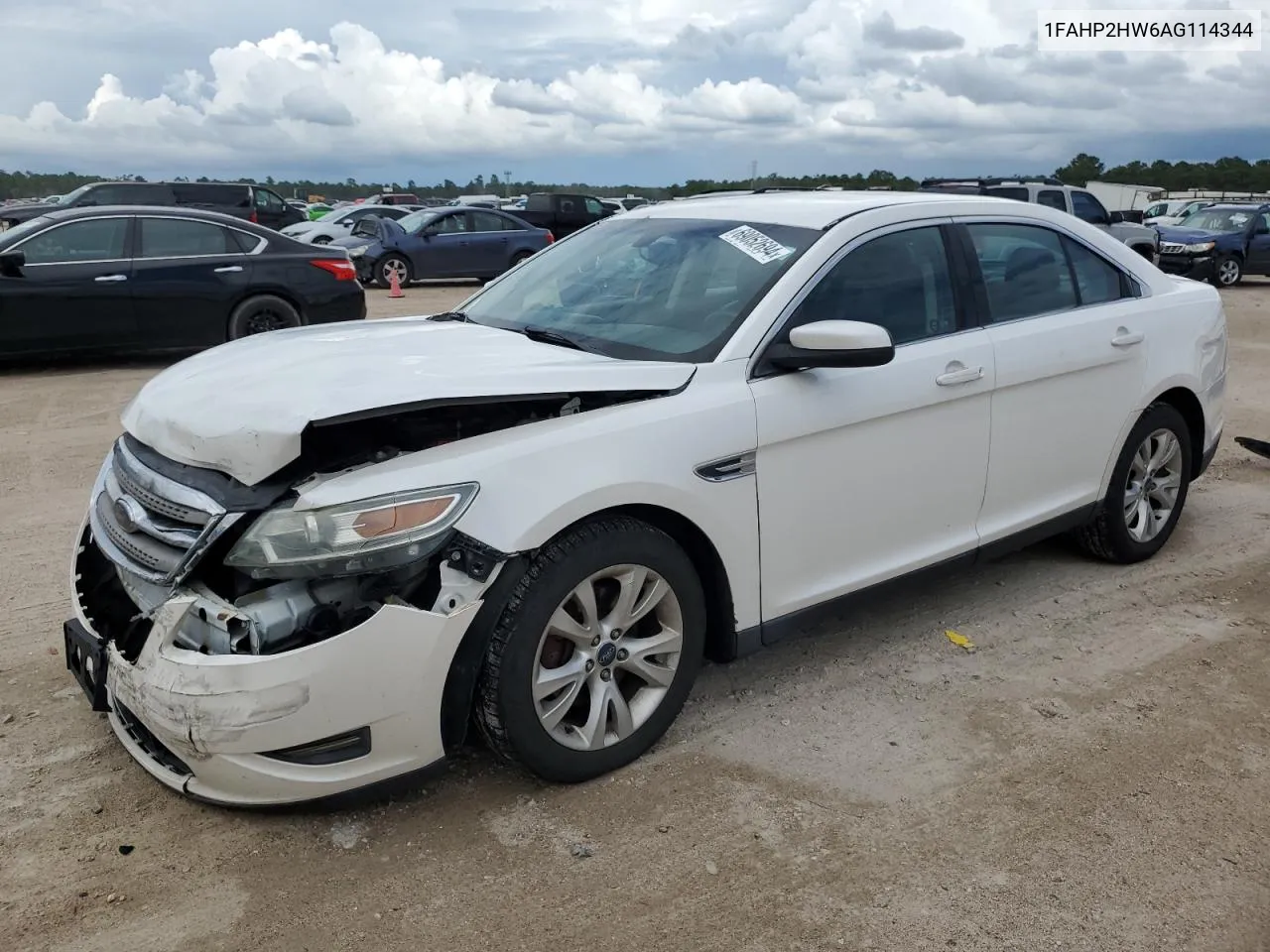 2010 Ford Taurus Sel VIN: 1FAHP2HW6AG114344 Lot: 69052694